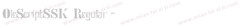 OleScriptSSK Regular字体转换
